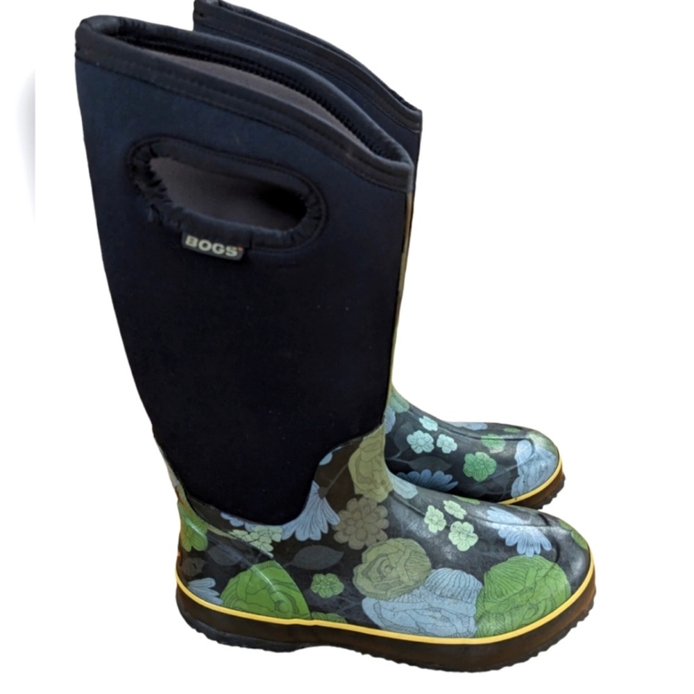 Bogs Classic High Le Jardin Boots Size 10